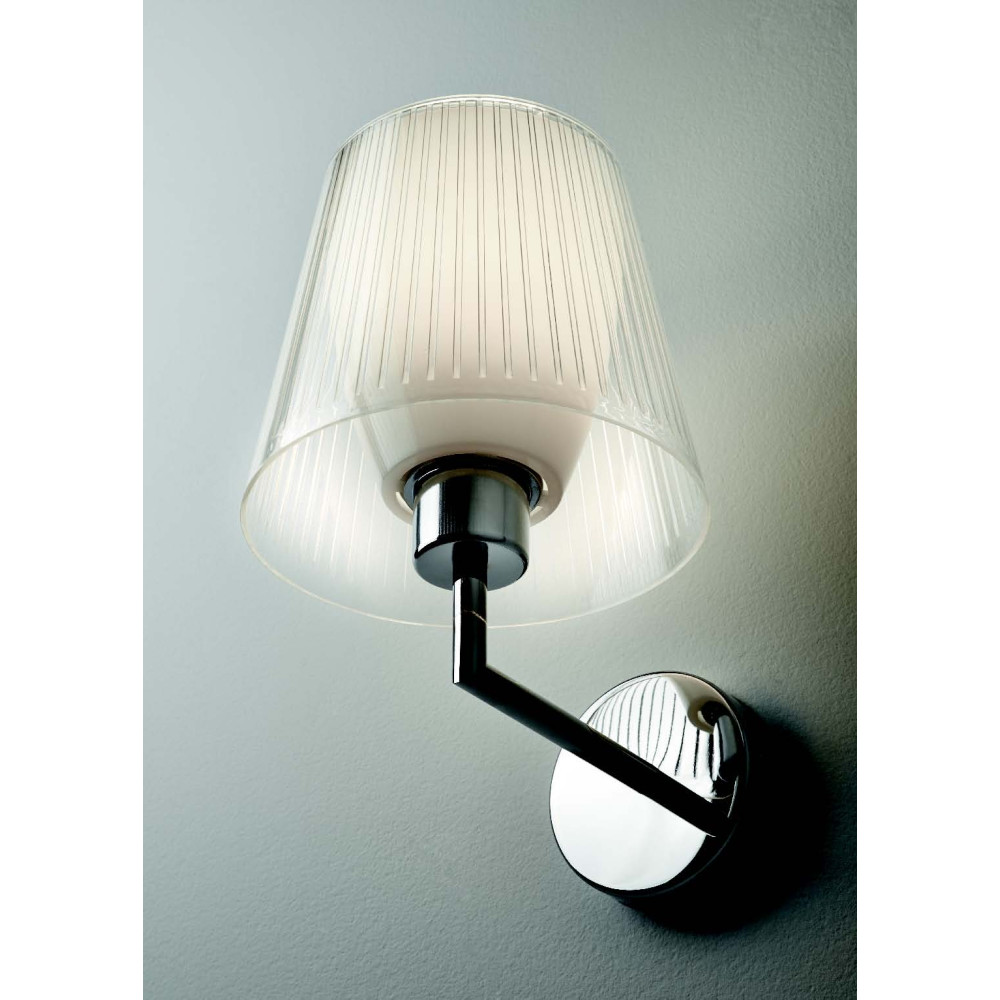 Illuminando JOLLY P  cromo, diffusore trasparente | ELETTROSUD
