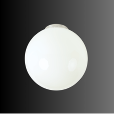 Illuminando SFERA M  bianco lucido, cromo | ELETTROSUD