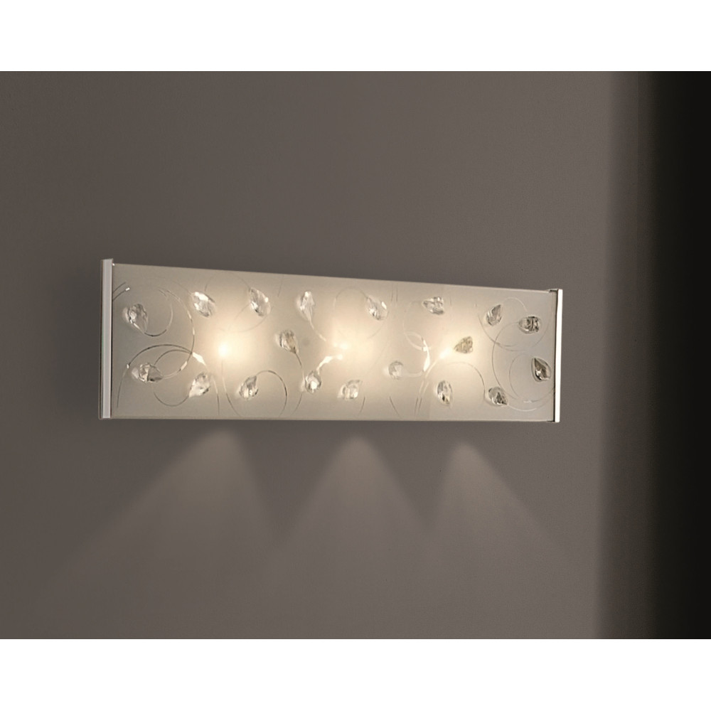 Illuminando PETALI 3  vetro decorato | ELETTROSUD