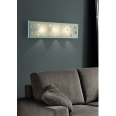 Illuminando PETALI 3  vetro decorato | ELETTROSUD