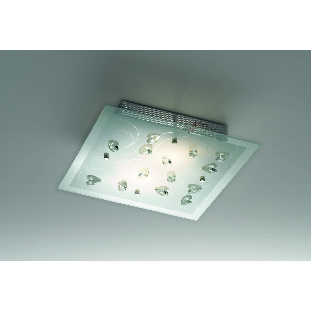 Illuminando PETALI 40  vetro decorato | ELETTROSUD
