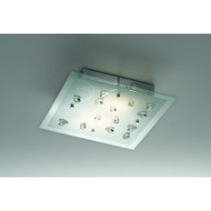 Illuminando PETALI 40  vetro decorato | ELETTROSUD