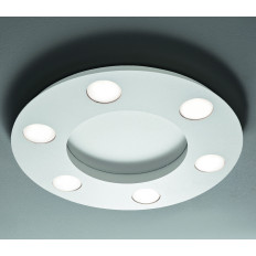 Illuminando UFO 6 senza lampadine – Plafoniera, bianco | ELETTROSUD