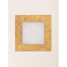 Illuminando DEDALO 1 4000 K – Applique / plafoniera, bianco / foglia oro | ELETTROSUD