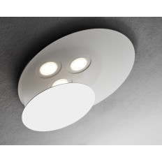 Illuminando EMISFERO M 3000 K – Plafoniera, bianco / bianco | ELETTROSUD