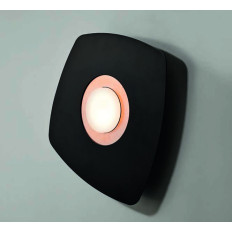 Illuminando DEMETRA 1 4000 K – Applique / plafoniera, nero / foglia rame | ELETTROSUD