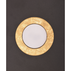 Illuminando DEMETRA 3 senza lampadine – Applique / plafoniera, nero / foglia oro | ELETTROSUD