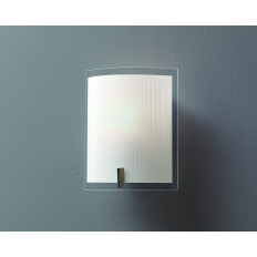 Illuminando FENICE 1 – Applique, bianco con particolari cromo | ELETTROSUD