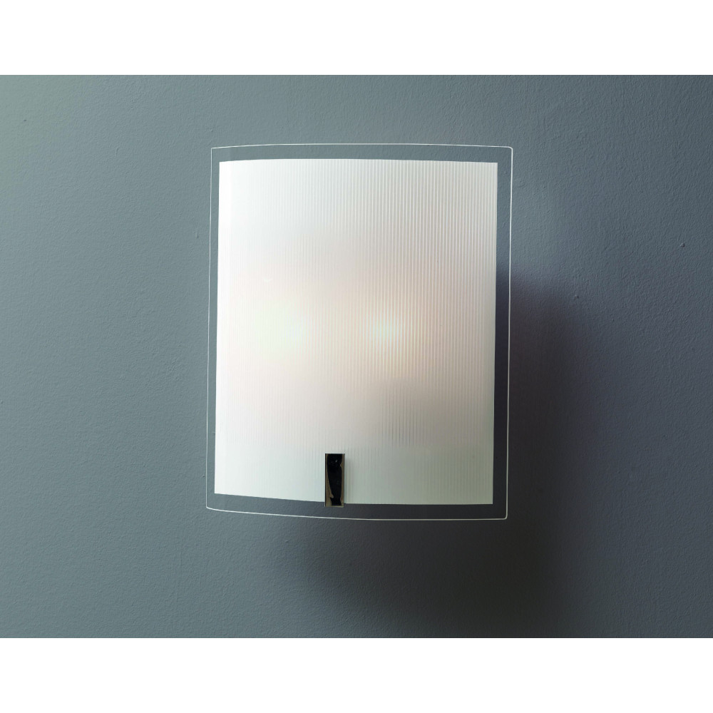 Illuminando FENICE 2 – Applique, bianco con particolari cromo | ELETTROSUD
