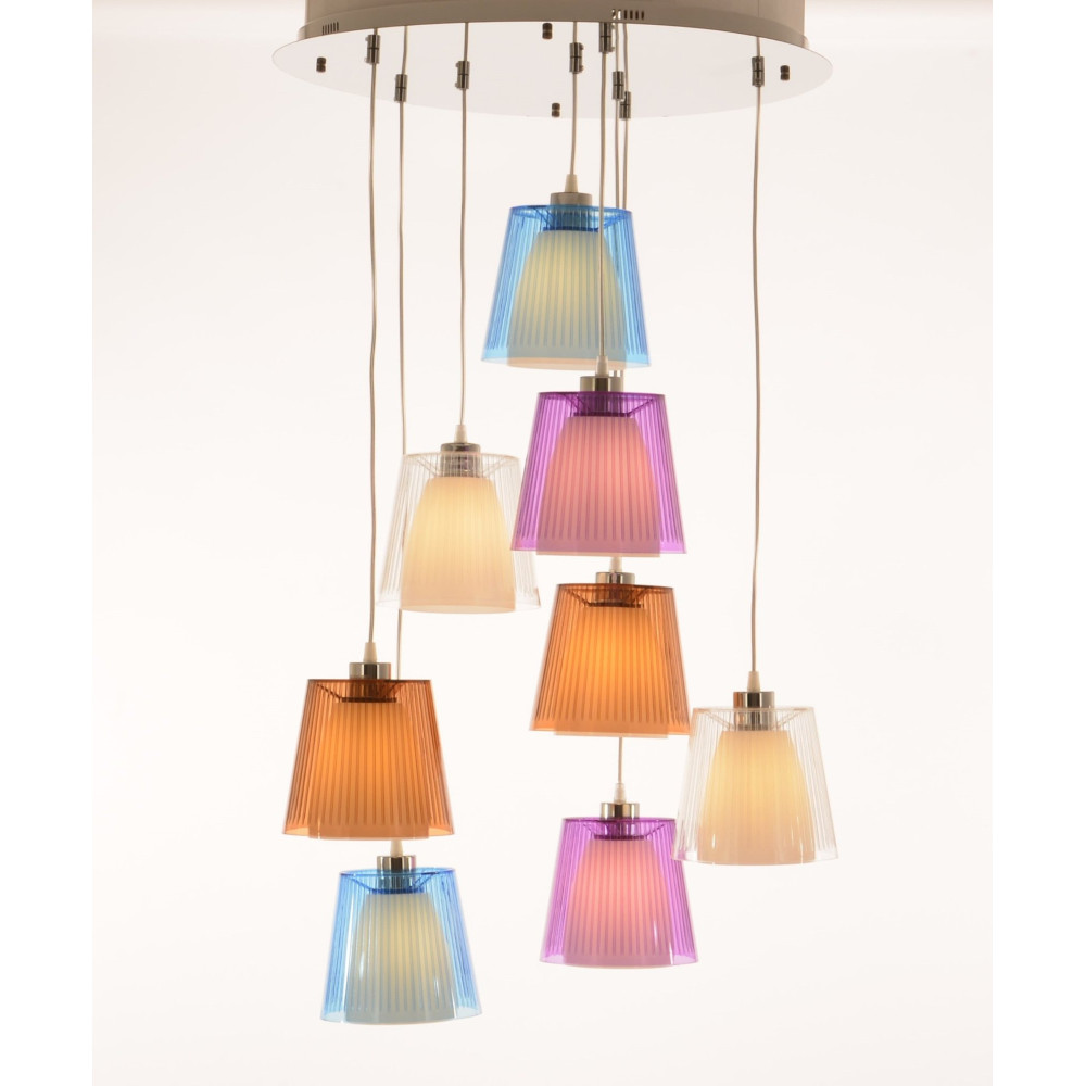 Illuminando JOLLY 8 P - Sospensione componibile 8 luci