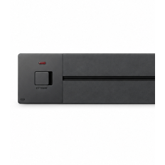 Binario Elettrificato da Parete per prese Plug&Play 800 mm 25A Nero con tasto ETB4005