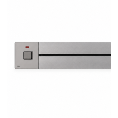 Binario Elettrificato da Parete per prese Plug&Play 500 mm 25A Grigio con tasto ETG4003
