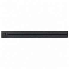 Binario Elettrificato da Parete per prese Plug&Play 800 mm 25A Nero con tasto ETB4005