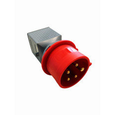Adattatore da SPINA INDUSTRIALE 3P+N+T 16A 380V a PRESA CIVILE Schuko Biv. 2P+T 16A 230V
