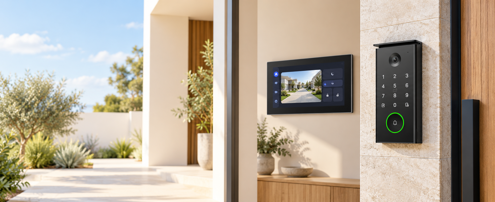 Kit videocitofono IMOU a 2 fili con Wi-Fi 6 e monitor touch 7 pollici